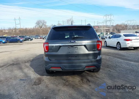 2019 Ford Explorer Xlt z USA, uszkodzony, nr VIN 1FM5K8D81KGA81451
